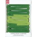 Hedge -- Green 59 x 11/16′ 150 x 1.8cm, HO, Busch Gmbh & Co Kg 7151