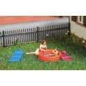 Wading - Kids′ Pool - Action Set -- Pool, 2 Figures, Inflatable Toy, HO, Busch Gmbh & Co Kg 7862