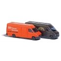 Mercedes-Benz Sprinter Cargo Van 2-Pack - Assembled -- UPS (brown) & TNT (orange), N, Busch Gmbh & Co Kg 8338
