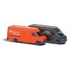 Mercedes-Benz Sprinter Cargo Van 2-Pack - Assembled -- UPS (brown) & TNT (orange), N, Busch Gmbh & Co Kg 8338