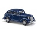 1938 Opel Olympia Sedan - Economy - Assembled -- Dark Blue, HO, Busch Gmbh & Co Kg 89105