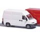Fiat Ducato Van - Assembled -- White, HO, Busch Gmbh & Co Kg 89112