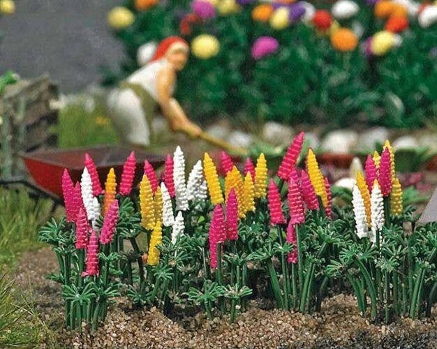 Garden Lupine - Kit -- pkg(8), HO, Busch Gmbh & Co Kg 9793