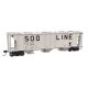 50′ Pullman-Standard PS-2 2893 3-Bay Covered Hopper - Ready to Run -- Soo Line 70099, HO, WalthersMainline 7059