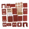 Modular Building System(TM) -- 4-in-1 2 Industrial Building Kit - 11-1/2 x 8-1/2′ 29.2 x 21.5cm 178 Piec, HO, Design Preservat