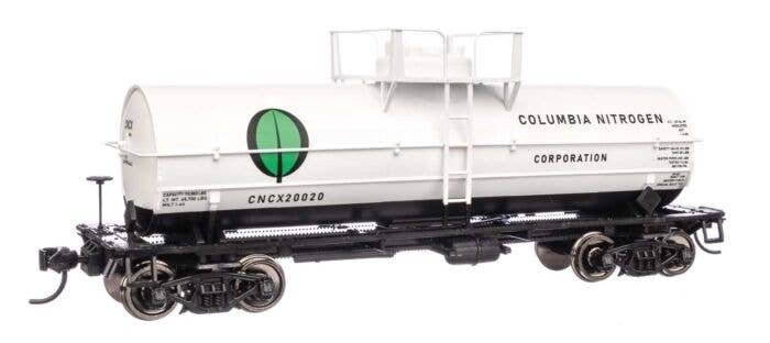 36′ 10,000-Gallon Insulated Tank Car w/Large Dome, Bolted Jacket - Ready to -- Columbia Nitroge, HO, WalthersMainline 48404