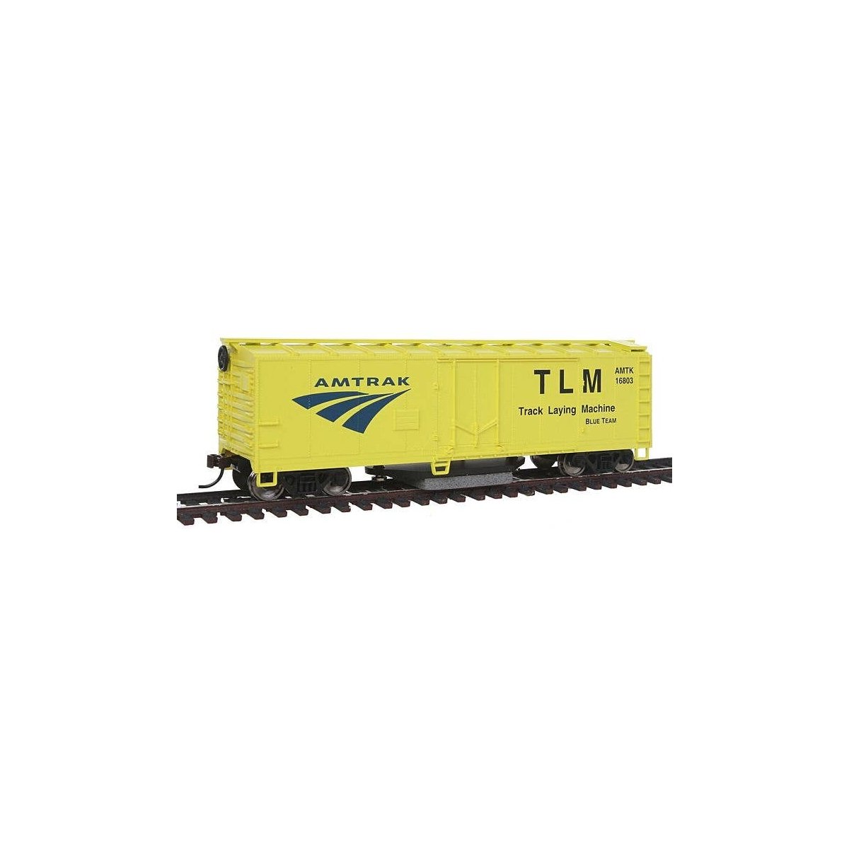 40′ Plug-Door Track Cleaning Boxcar - Ready to Run -- Amtrak, HO, WalthersTrainline 1480
