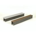 Deck-Girder Bridge w/Open Deck -- Kit - Scale Length: 85′ 25.9m, HO, Micro Engineering 75505
