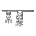 Tall Steel Viaduct Kit -- Scale 320′ 97.6m, N, Micro Engineering 75519