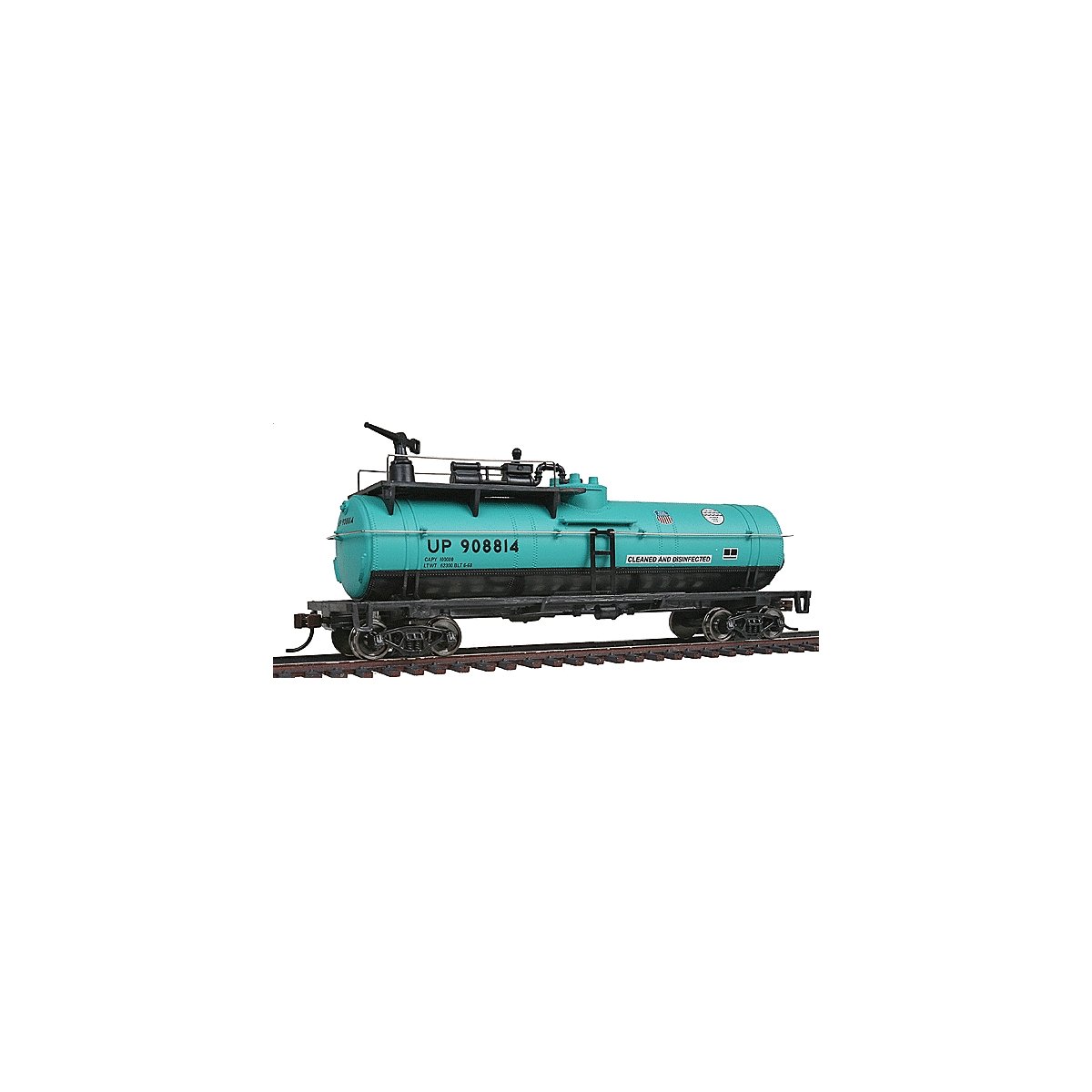 Firefighting Car - Ready to Run -- Union Pacific(R) 908814 (MOW Scheme green, black), HO, WalthersTrainline 1793