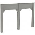 Bridge Support -- 3-3/8 x 9-1/2′ 8.4 x 24cm, HO, Micro Engineering 80175