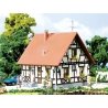 Half-Timbered House -- 3-3/4 x 3-1/2′ 9.3 x 8.5cm, HO, Faller Gmbh 130222