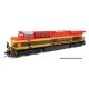 GE ES44AC Evolution Series GEVO - ESU Sound & DCC -- Kansas City Southern 4824, HO, WalthersMainline 20220