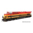 GE ES44AC Evolution Series GEVO - ESU Sound & DCC -- Kansas City Southern 4824, HO, WalthersMainline 20220