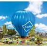 Hot Air Balloon w/Working LED Flame Effects - Kit (Plastic) -- Aral (blue), HO, Faller Gmbh 131001