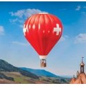 Hot-Air Balloon - Kit -- Red w/Swiss Cross, HO, Faller Gmbh 131004