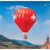 Hot-Air Balloon - Kit -- Red w/Swiss Cross, HO, Faller Gmbh 131004
