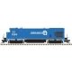 GE B23-7 Low Nose - Standard DC - Master(R) Silver -- Conrail 1993 (blue, white, Qua, HO, Atlas Model Railroad Co. 10004697