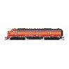 EMD E9A - Standard DC - Stealth Series -- Southern Pacific 6047 (Daylight, orange, red, b, N, Broadway Limited Imports 8852