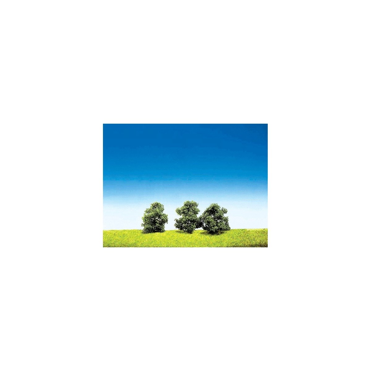 Top Series Trees -- Bushes - 2′ 5cm Tall pkg(3), HO, Faller Gmbh 181375