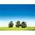 Top Series Trees -- Bushes - 2′ 5cm Tall pkg(3), HO, Faller Gmbh 181375
