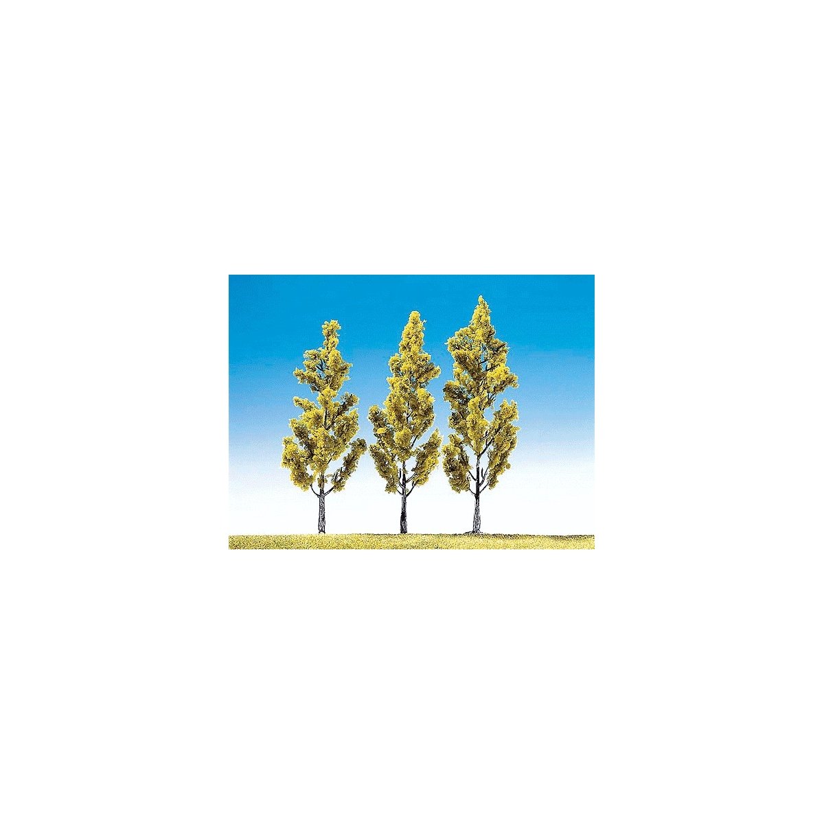 Birch Trees -- Medium - 5-1/8′ 13cm pkg(3), ALL, Faller Gmbh 181420