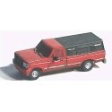 American Trucks - (Unpainted Metal Kit) -- Pickup Truck w/Topper, N, GHQ 51004