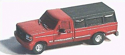 American Trucks - (Unpainted Metal Kit) -- Pickup Truck w/Topper, N, GHQ 51004