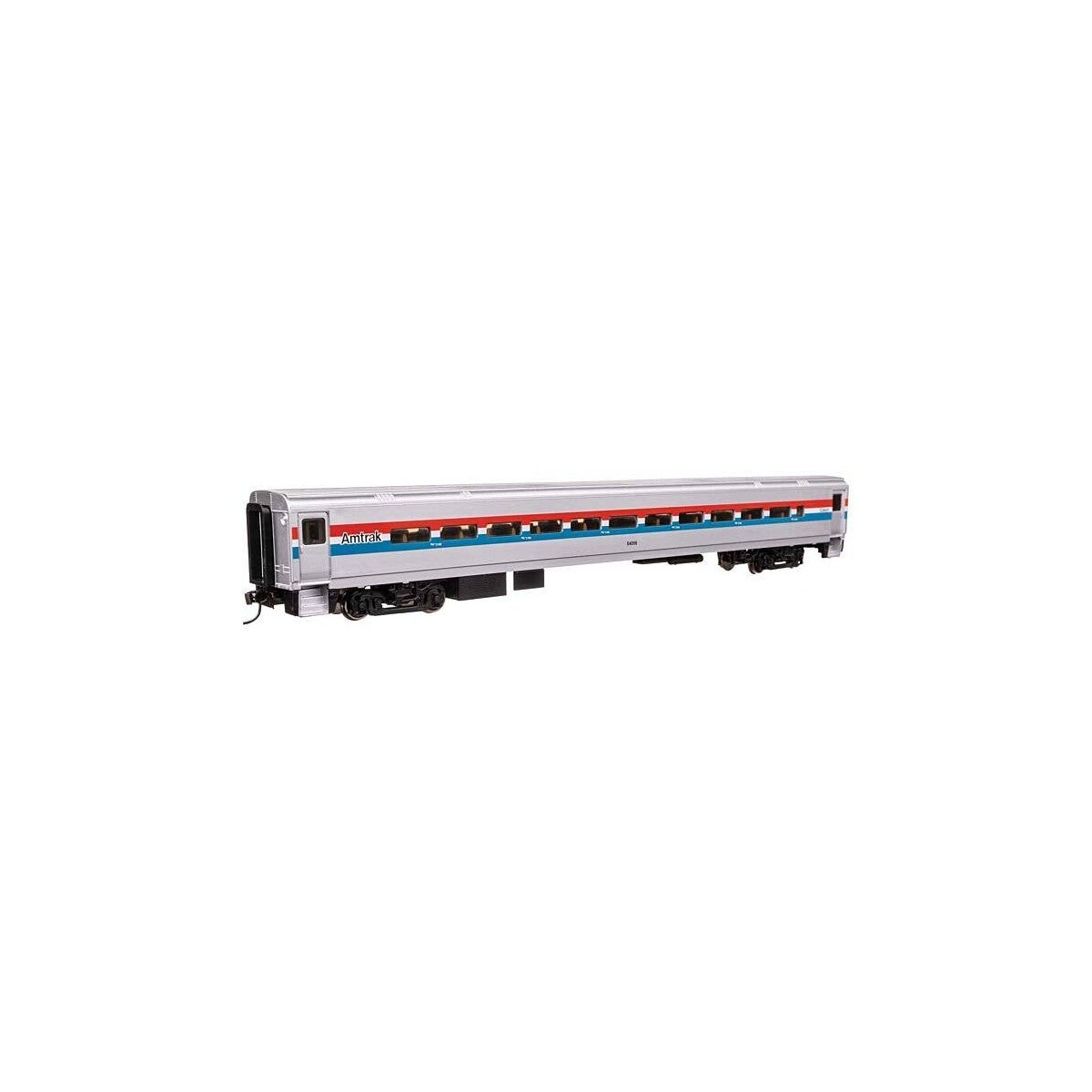 85′ Horizon Fleet Coach - Ready to Run -- Amtrak(R) Phase III (Wide Stripes) 54056, HO, WalthersMainline 31013