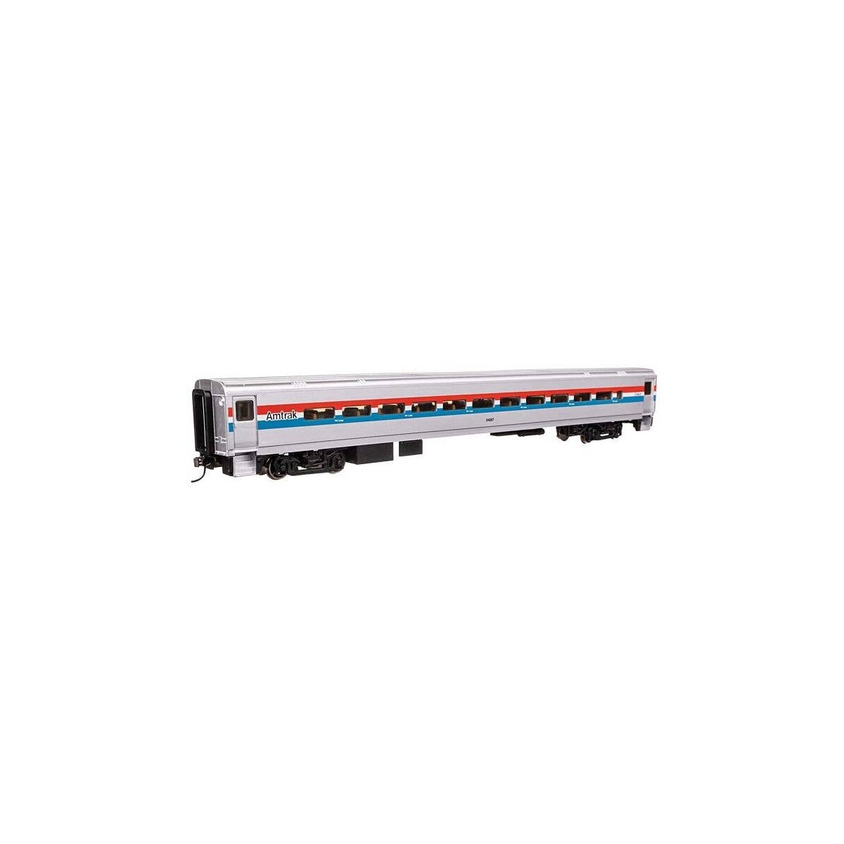 85′ Horizon Fleet Coach - Ready to Run -- Amtrak(R) Phase III (Wide Stripes) 54067, HO, WalthersMainline 31014
