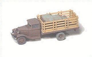 American Truck - (Unpainted Metal Kit) -- 1930 Model AA 1-Ton (Stake Body), N, GHQ 56009