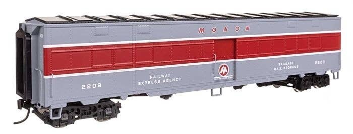 CBQ-Style Express Boxcar Troop Kitchen Conversion - Ready to Run -- Monon 2209, HO, WalthersProto 10827