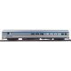 85′ Budd Baggage-Lounge - Ready to Run -- Via Rail Canada (silver, blue, yellow), HO, WalthersMainline 30059
