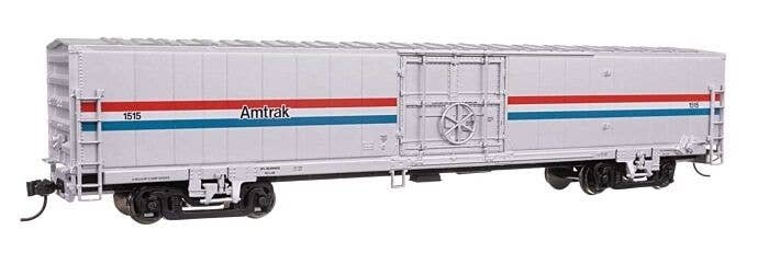 60′ Thrall Material Handling Car MHC-2 - Ready To Run -- Amtrak Phase III 1515, HO, WalthersMainline 31102