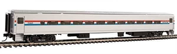 85′ Horizon Fleet Coach - Ready to Run -- Amtrak(R) (Phase III Equal Red, White, Blue Stripes), HO, WalthersMainline 31000