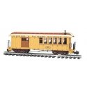 Wood Combine - Ready to Run -- Eureka & Palisade (yellow, cream), G, Bachmann Industries 97107