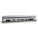 Budd Amfleet I Coach with Lighting - Ready to Run -- Amtrak 82526 (Phase VI, silver, blue, re, N, Bachmann Industries 14170