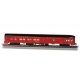 85′ Smooth-Side Observation - Lighted - Ready to Run -- Norfolk & Western 582 (maroon, black, HO, Bachmann Industries 14314