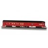 85′ Smooth-Side Observation - Lighted - Ready to Run -- Norfolk & Western 582 (maroon, black, HO, Bachmann Industries 14314