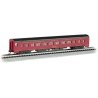 85′ Smooth-Side Coach with Interior Lighting - Ready to Run -- Norfolk & Western 1728 (maroon, N, Bachmann Industries 14257