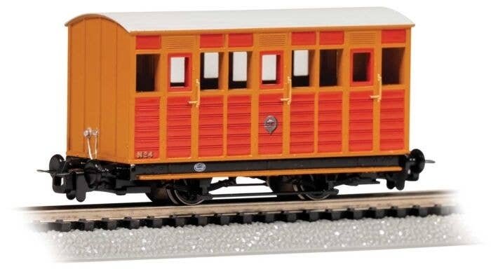 Talyllyn Carriage Passenger Car - Ready to Run -- Car 4 (wood), HOn30, Bachmann Industries 77504