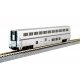 Viewliner Baggage & 5 Superliner Car Bookcase Set -- Amtrak (Phase VI silver, blue, red), N, Kato USA Inc 101789