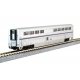 Viewliner Baggage & 5 Superliner Car Bookcase Set -- Amtrak (Phase VI silver, blue, red), N, Kato USA Inc 101789