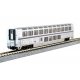 Viewliner Baggage & 5 Superliner Car Bookcase Set -- Amtrak (Phase VI silver, blue, red), N, Kato USA Inc 101789