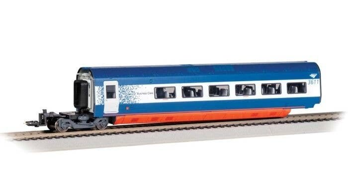 Acela II/Alstom Avelia Business Class Coach - Ready to Run - Spectrum(R) -- Amtrak 3611 (blu, HO, Bachmann Industries 89927