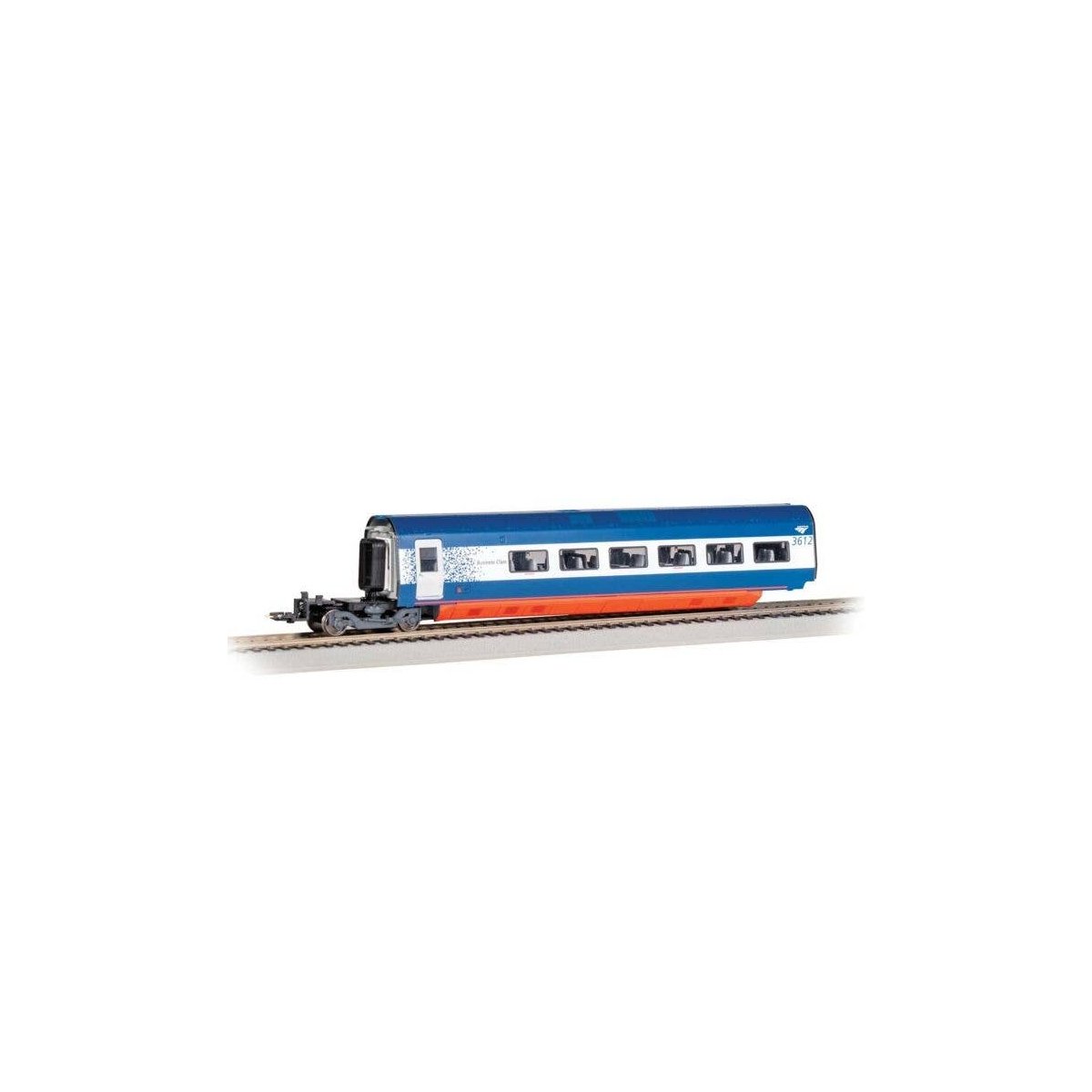 Acela II/Alstom Avelia Business Class Coach - Ready to Run - Spectrum(R) -- Amtrak 3612 (blu, HO, Bachmann Industries 89928
