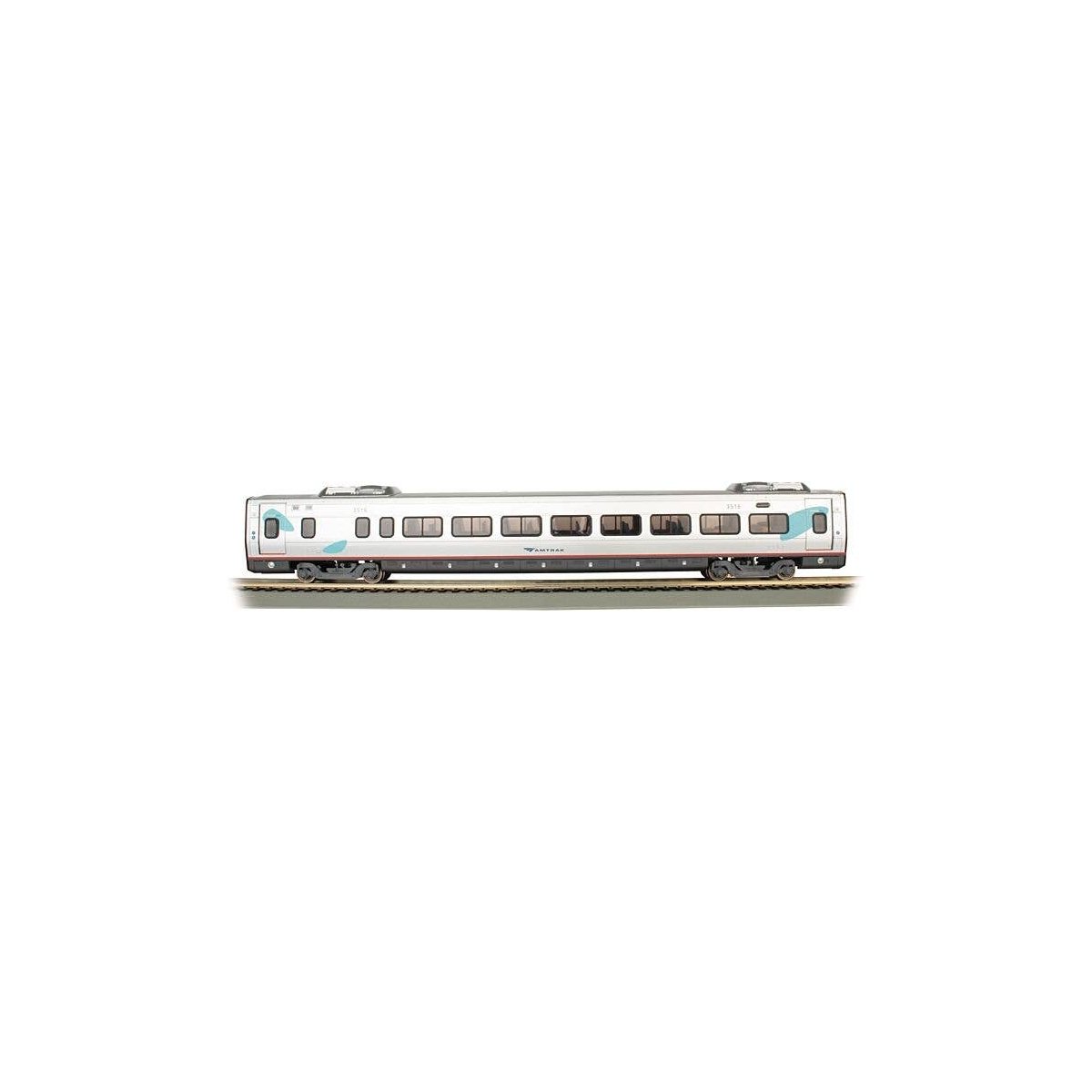 Acela Business Class Coach with Interior Lights - Ready to Run - Spectrum(R) -- Amtrak 3516 , HO, Bachmann Industries 89945