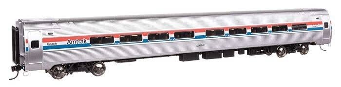 85′ Amfleet I 84-Seat Coach - Lighted - Ready To Run -- Amtrak(R) Phase III 21003, HO, WalthersProto 12214