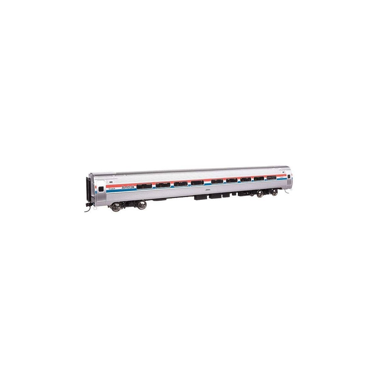 85′ Amfleet I 84-Seat Coach - Ready To Run -- Amtrak(R) Phase III 21004, HO, WalthersProto 11210
