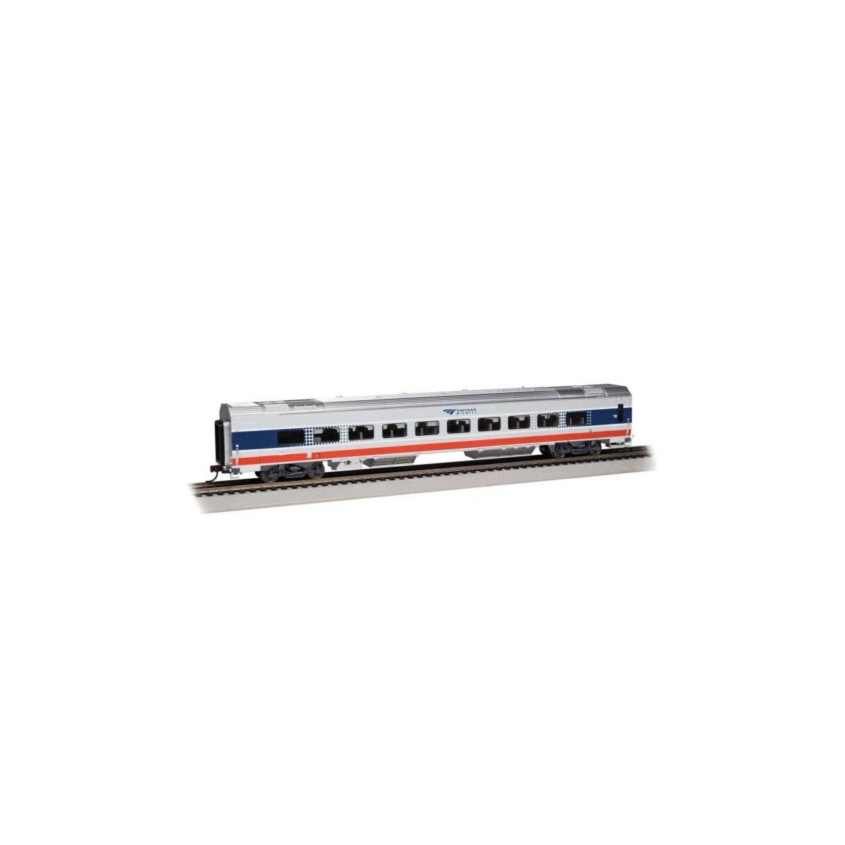 Siemens Venture Coach - Amtrak Version - Ready to Run -- Amtrak 4008 (Midwest Scheme silver,, HO, Bachmann Industries 74503